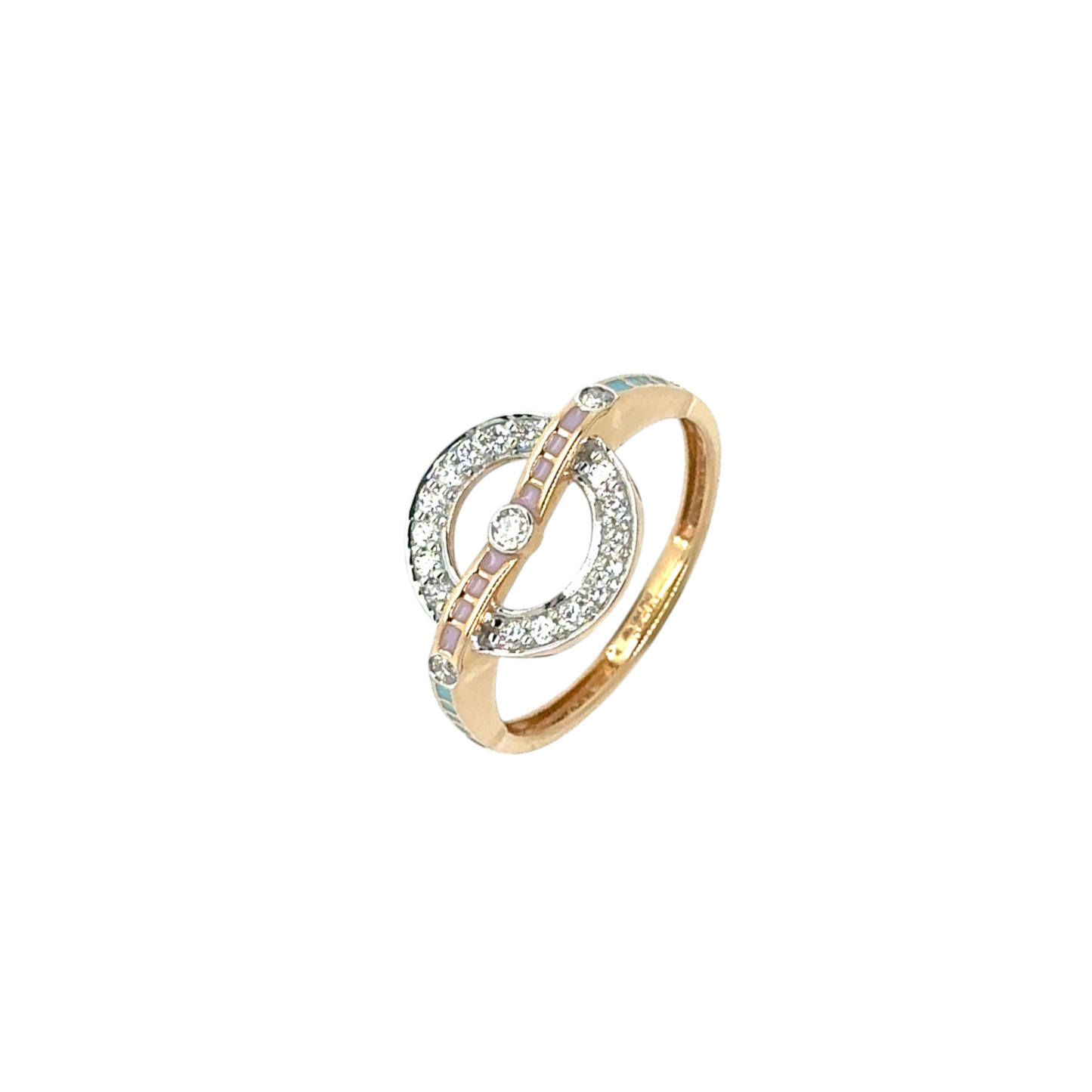 Modern Orbit Diamond Ring