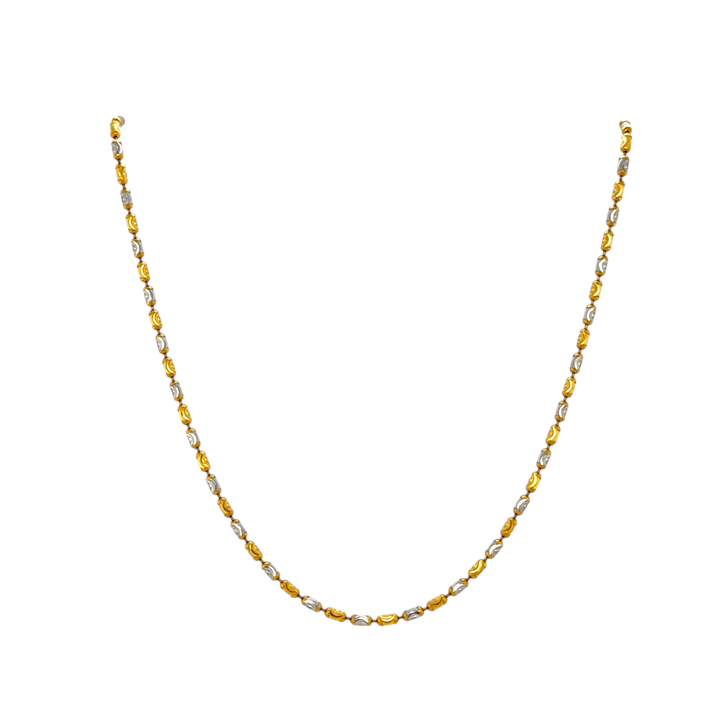 Elegant Two-Tone Gold Chain