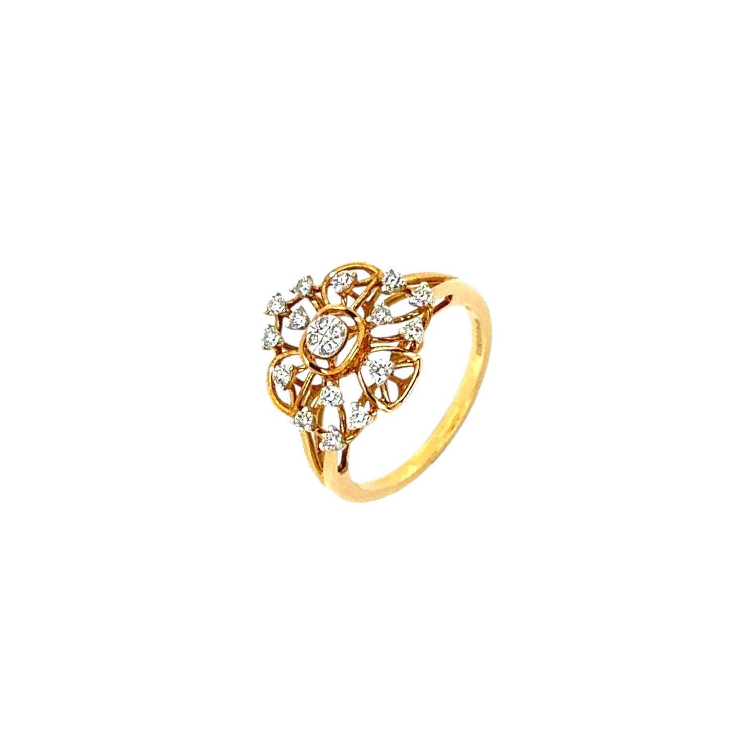 Ethereal Floral Diamond Ring