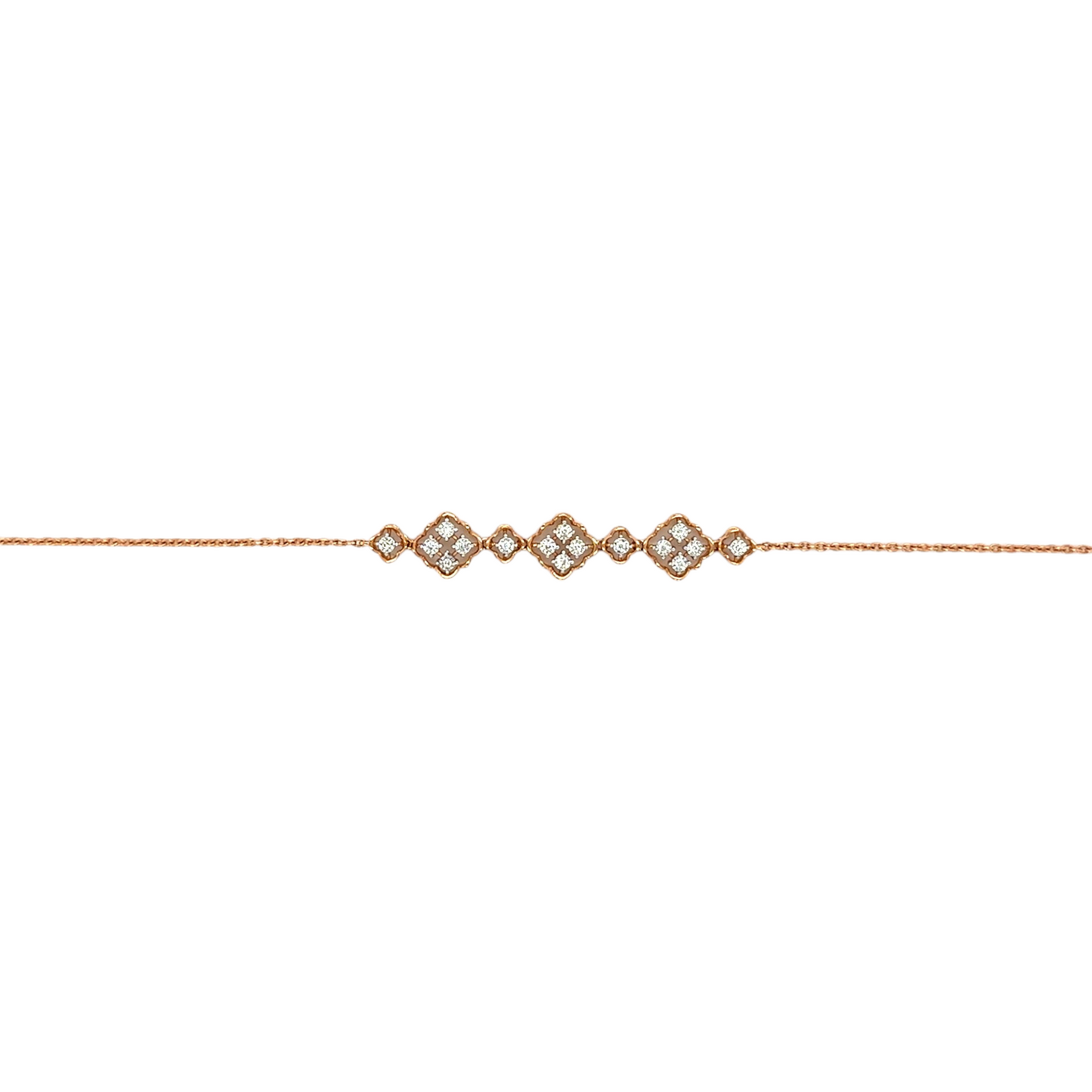 Diamond Cluster Bracelet