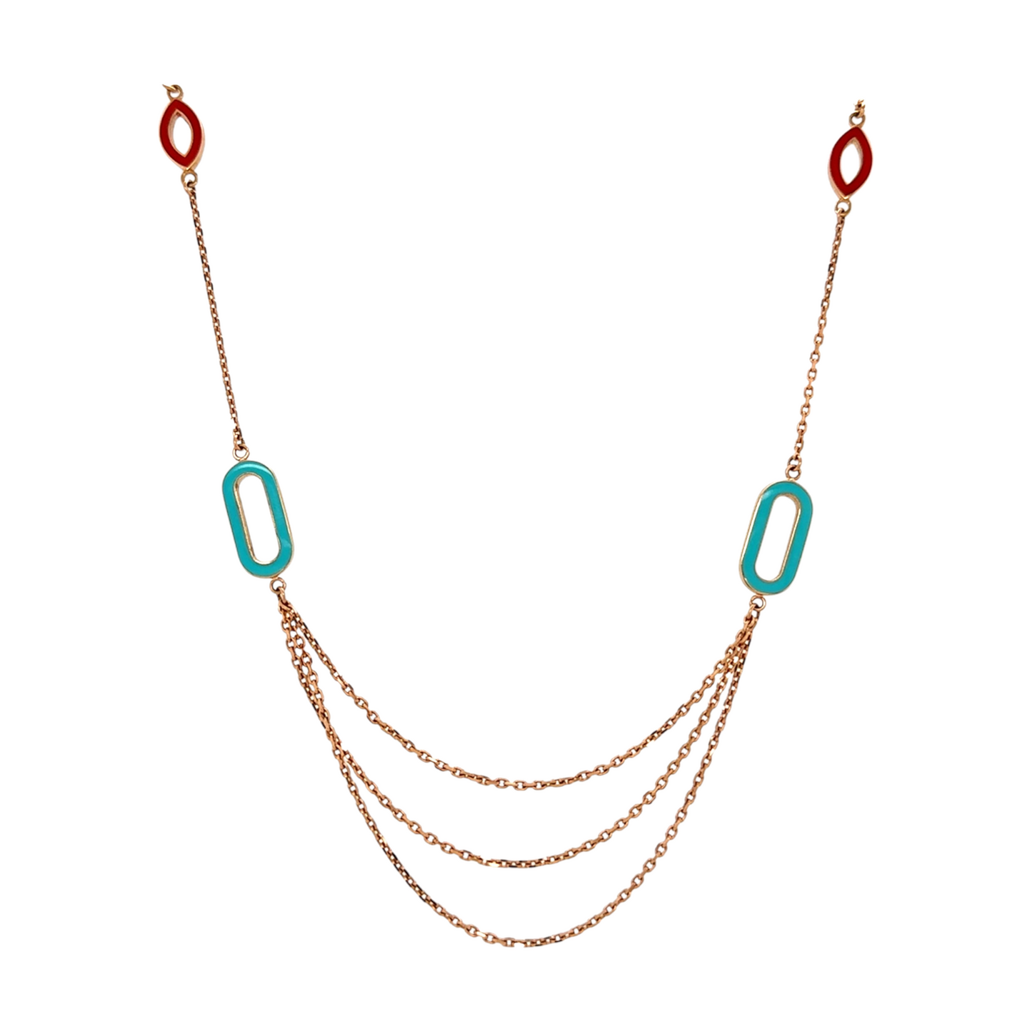Contemporary Multicolor Layered Chain
