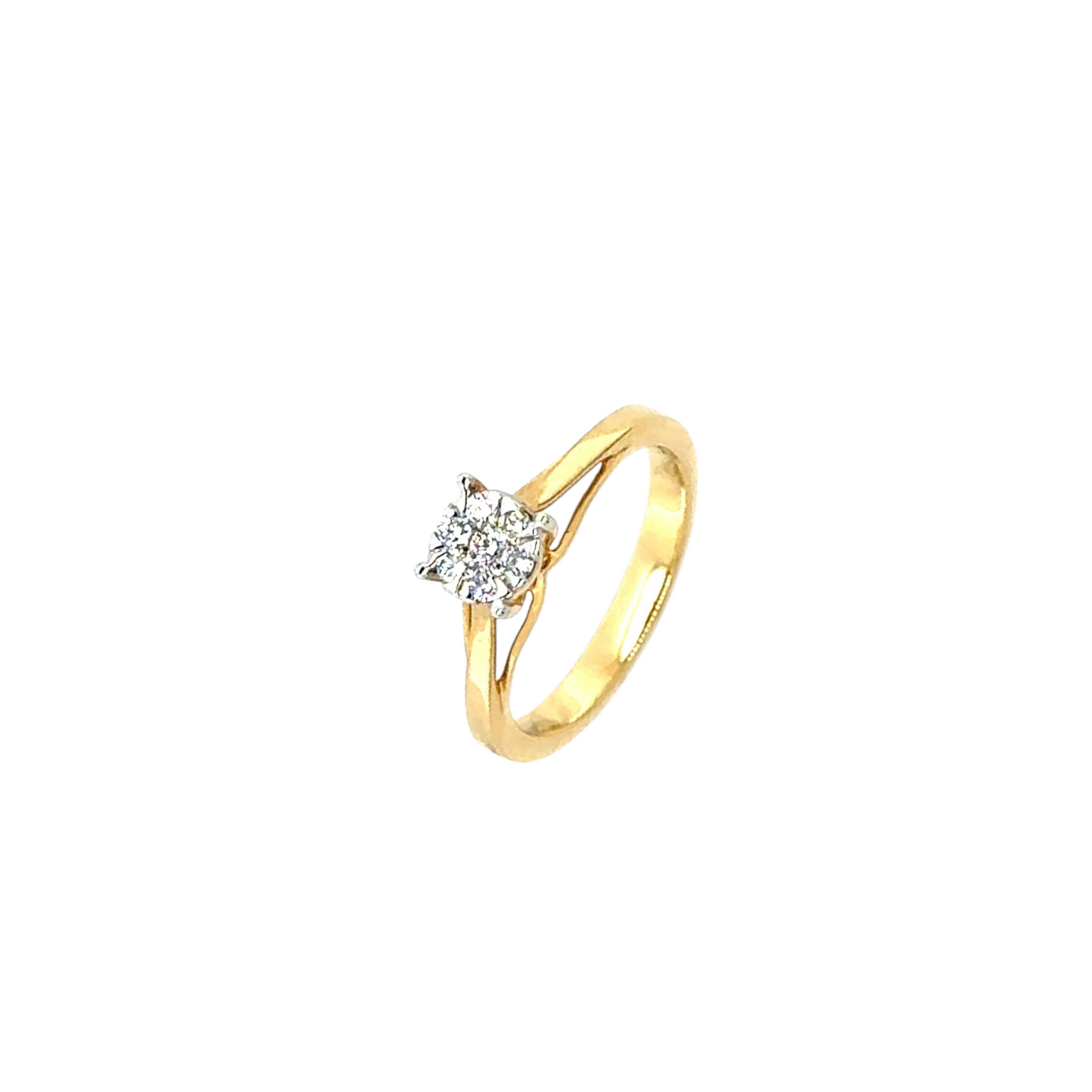 Classic Cluster Diamond Ring
