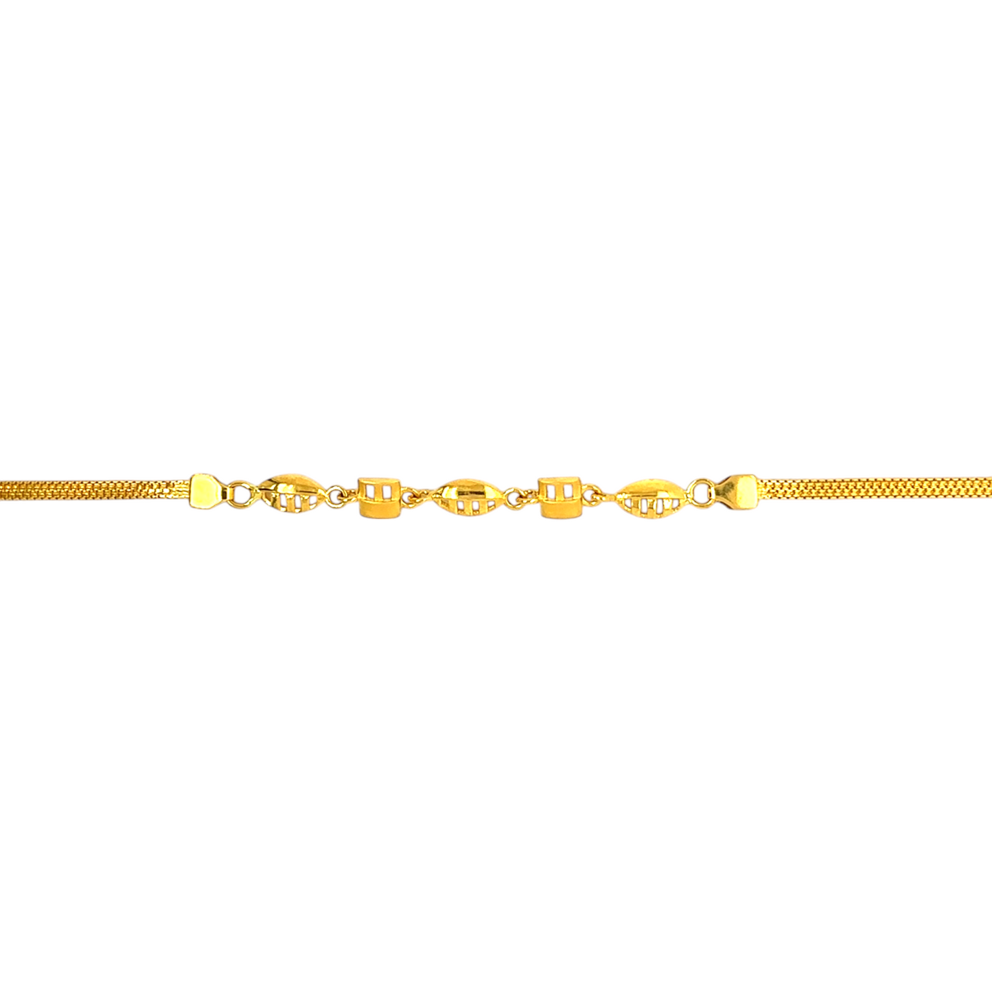 Geometric Gold Bracelet