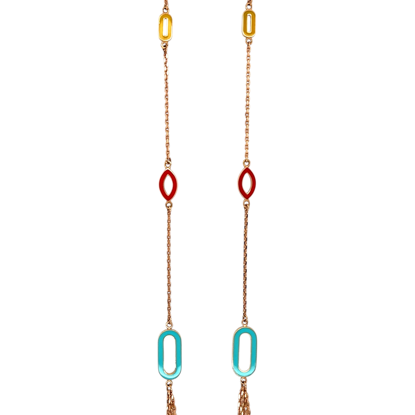 Contemporary Multicolor Layered Chain