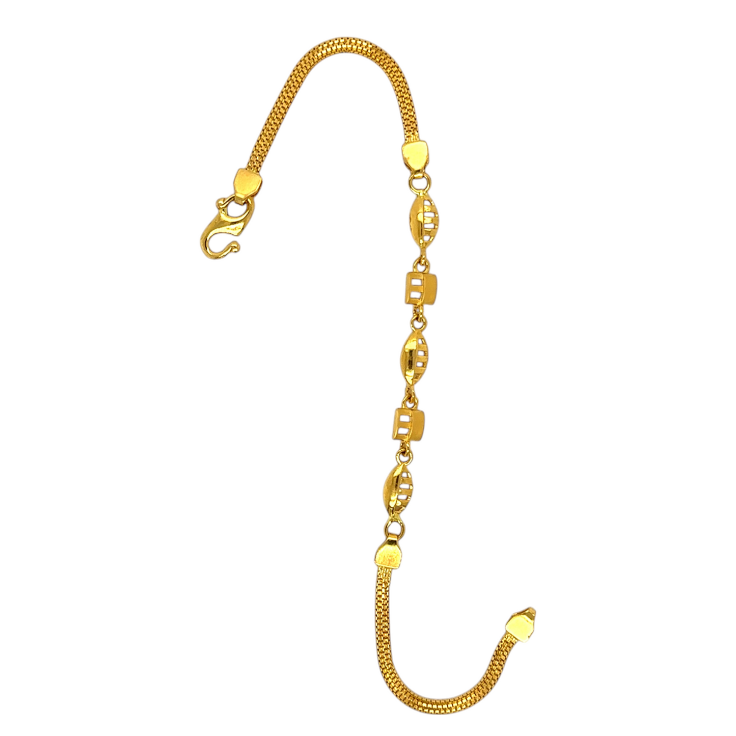 Geometric Gold Bracelet
