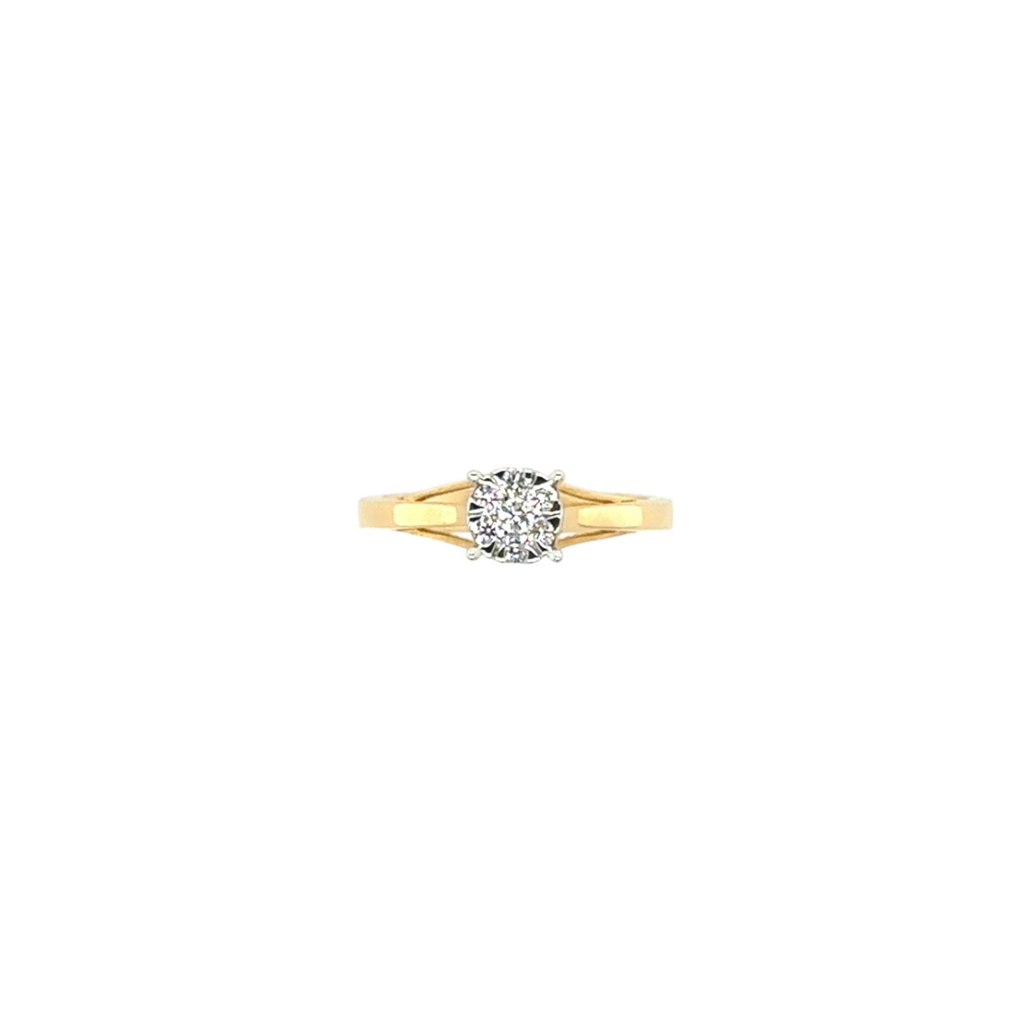 Classic Cluster Diamond Ring