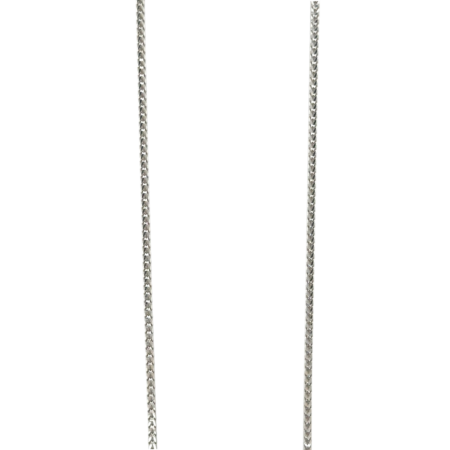 Minimalist White Gold Chain Necklace