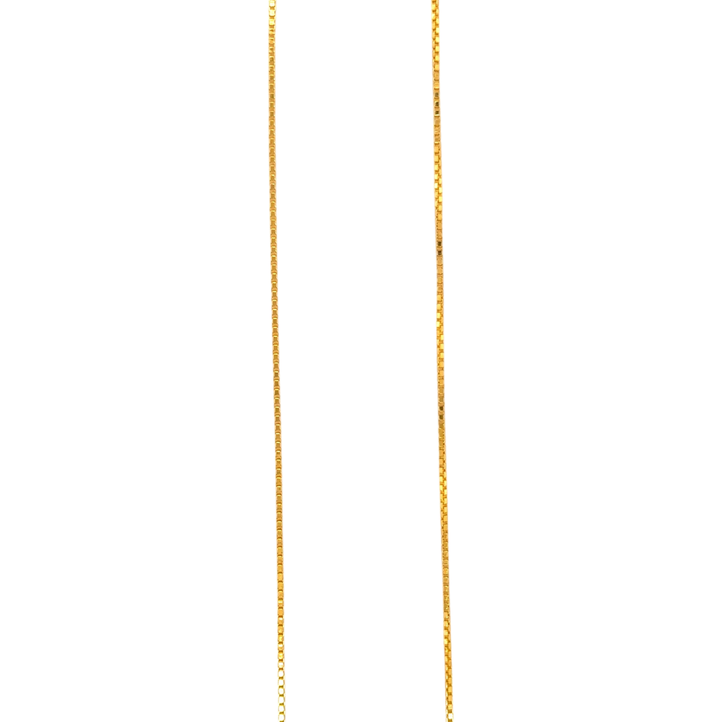 Gold Chain with Two-Tone Beaded Centerpiece