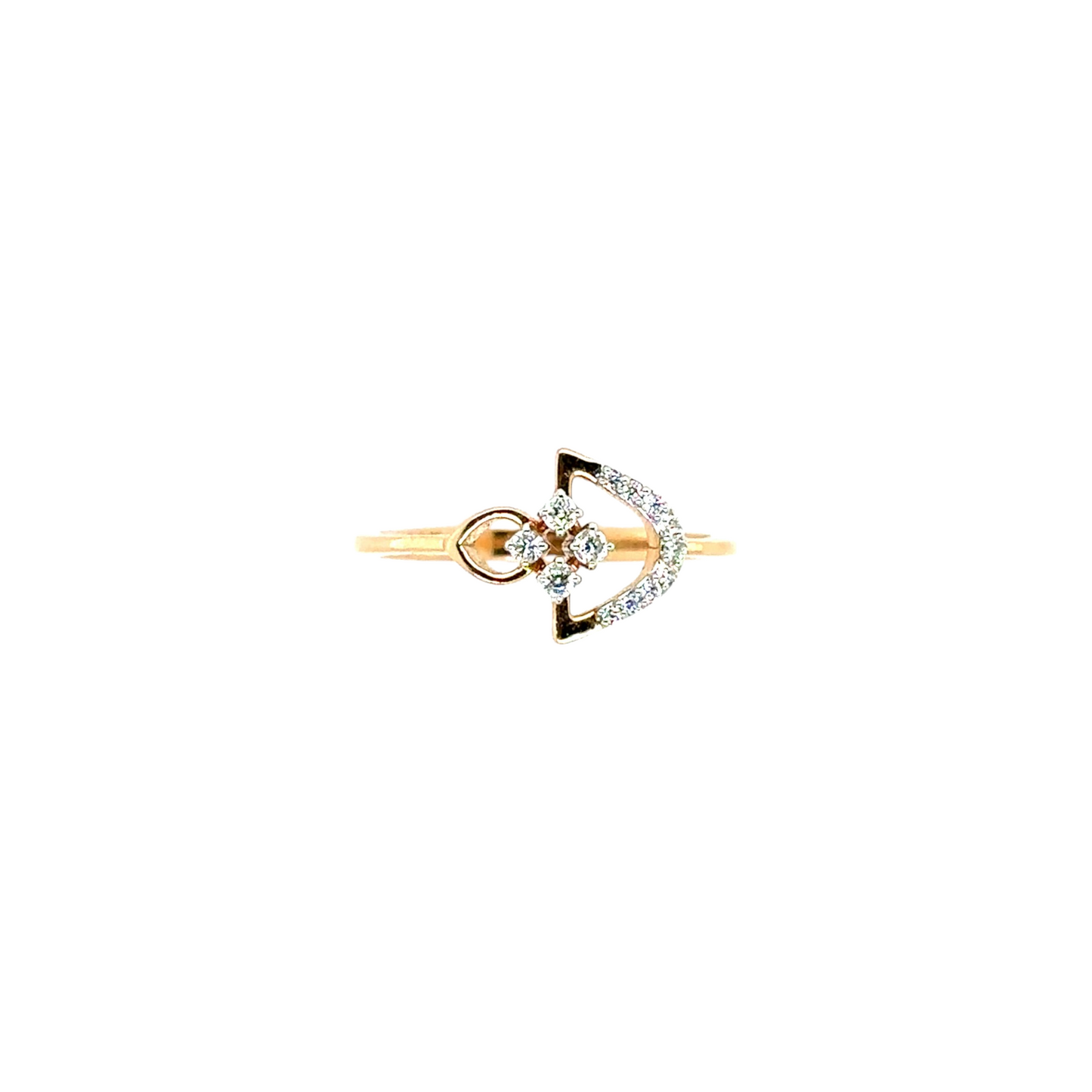 Delicate Floral Diamond Ring