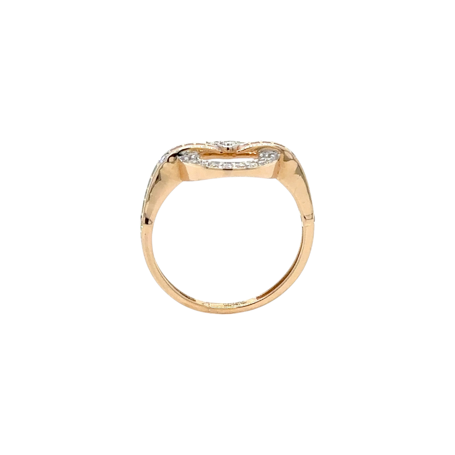 Modern Orbit Diamond Ring
