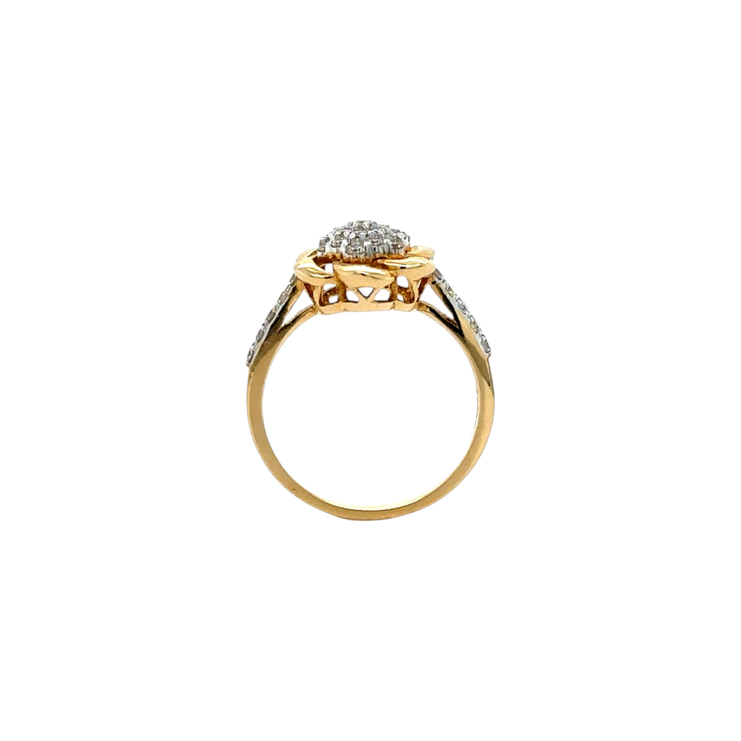 Blooming Lotus Diamond Ring