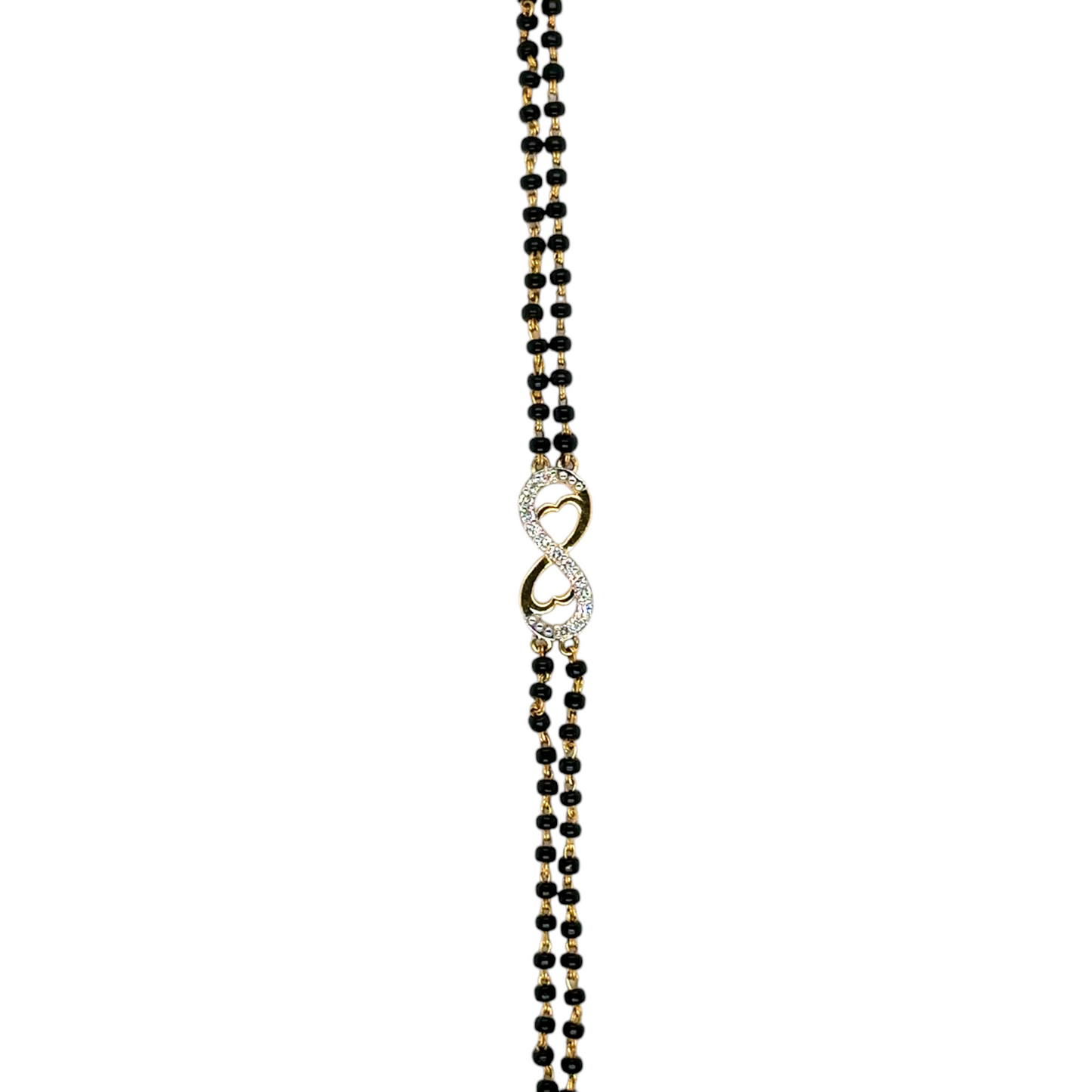 Infinity Love Diamond Mangalsutra Bracelet