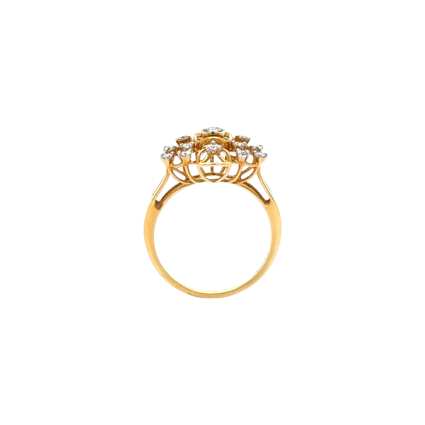 Ethereal Floral Diamond Ring