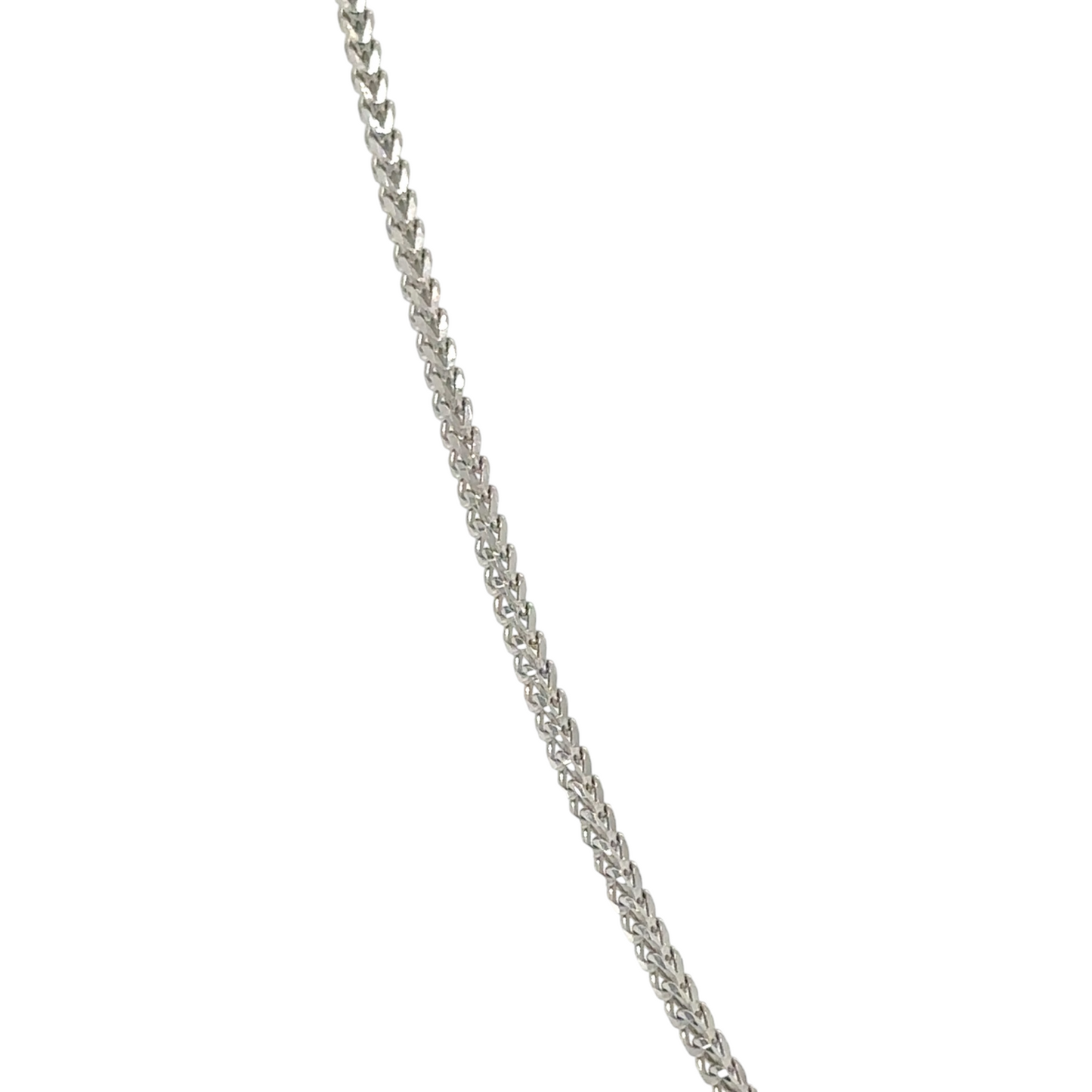 Minimalist White Gold Chain Necklace