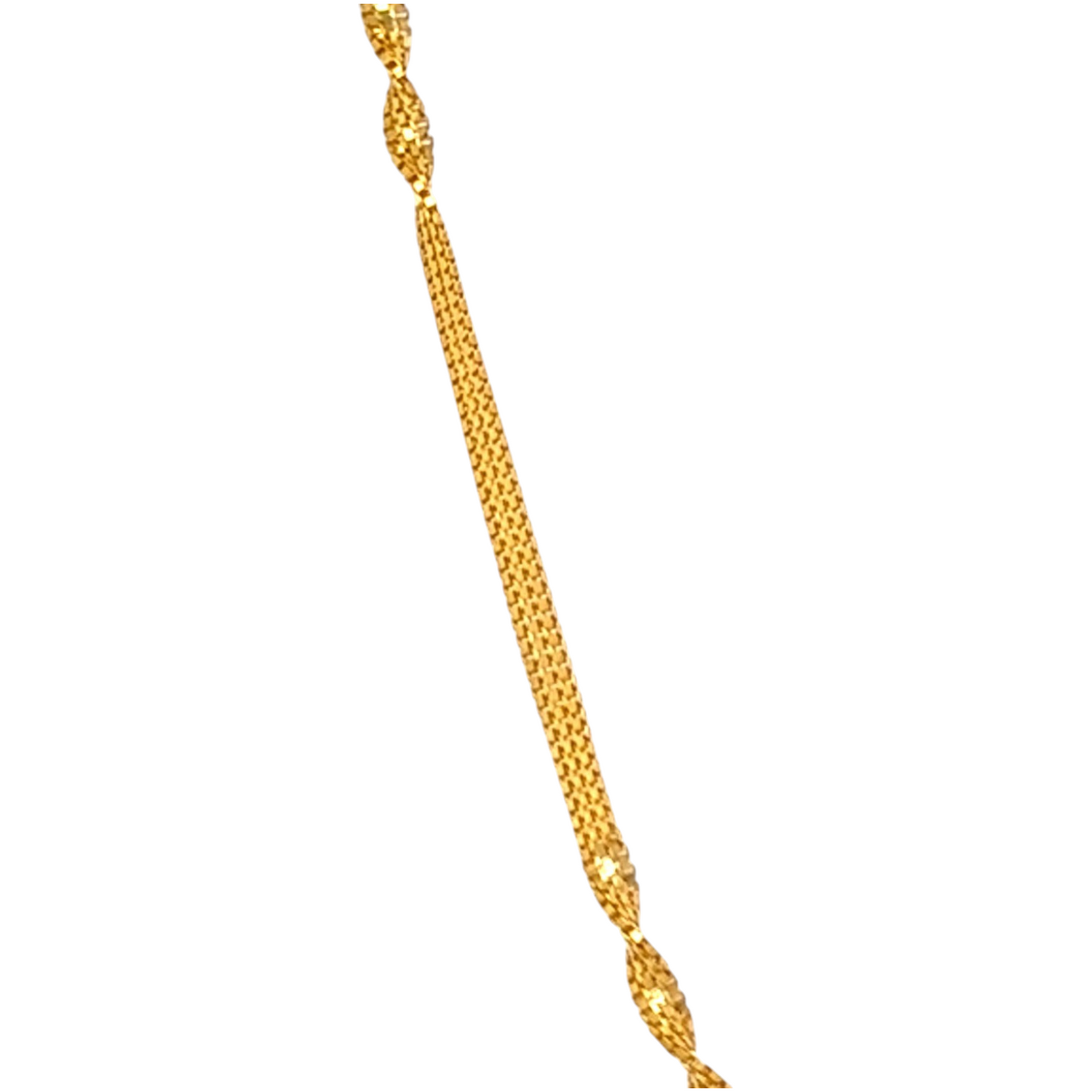 Twisted Gold Chain with Textured Detailing