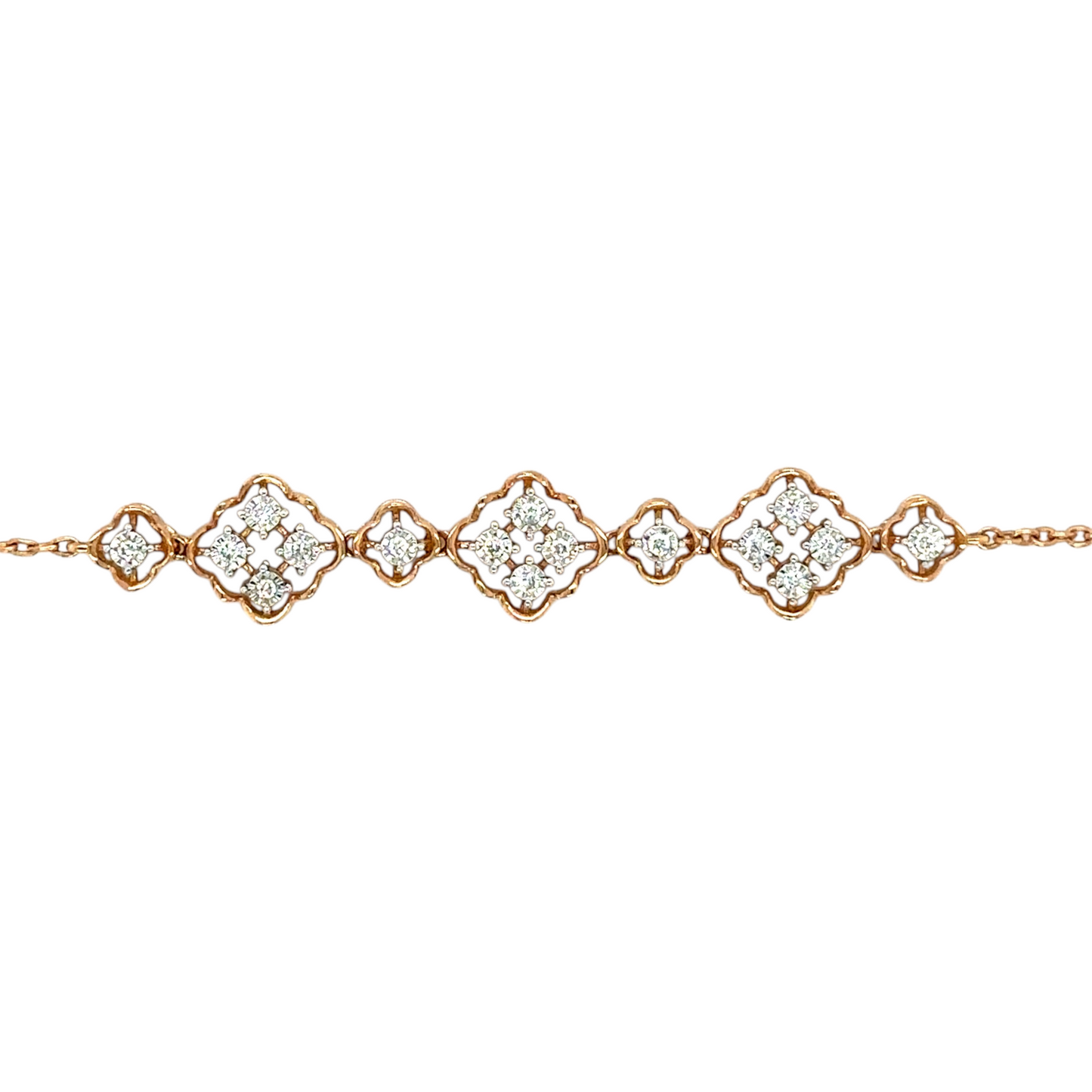 Diamond Cluster Bracelet