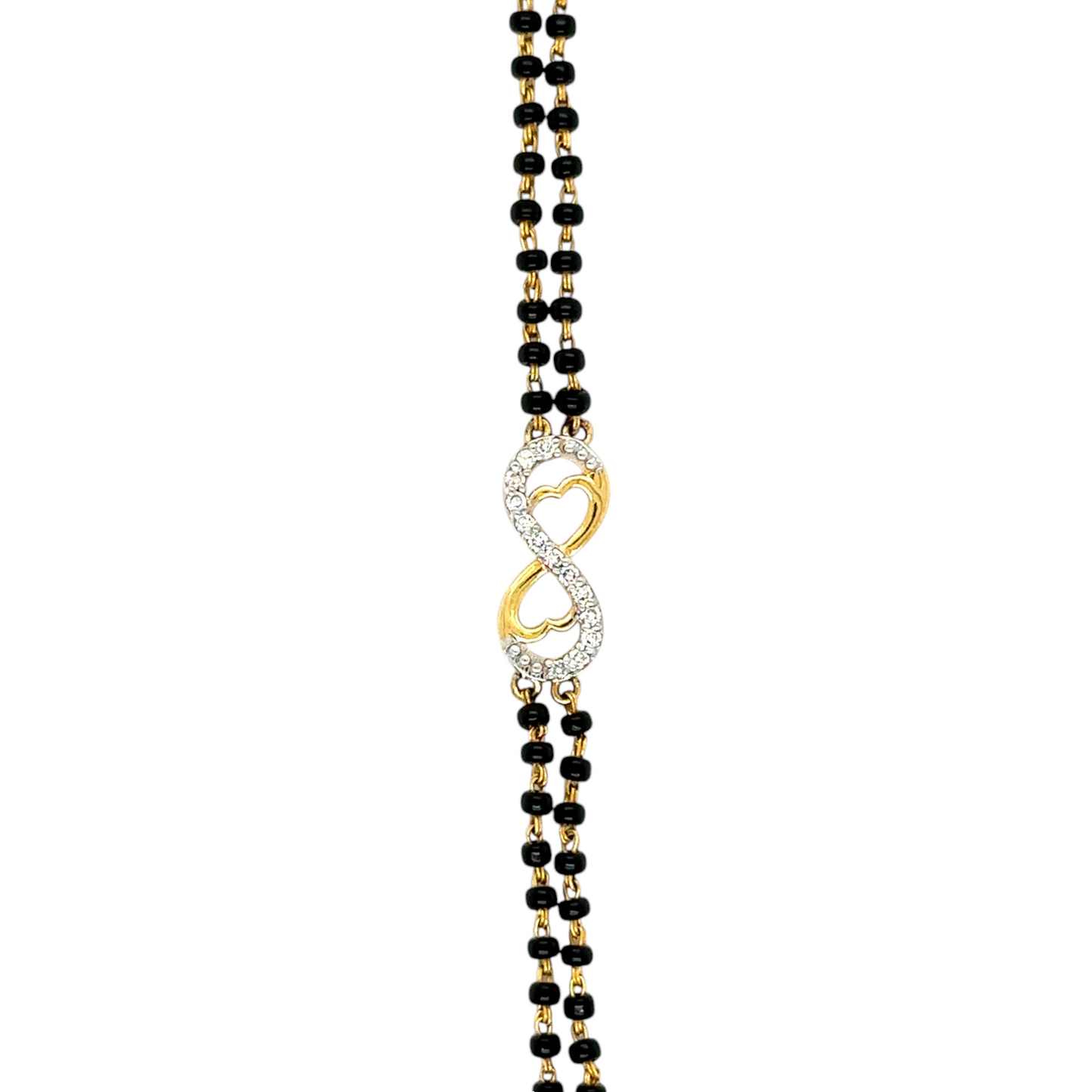 Infinity Love Diamond Mangalsutra Bracelet