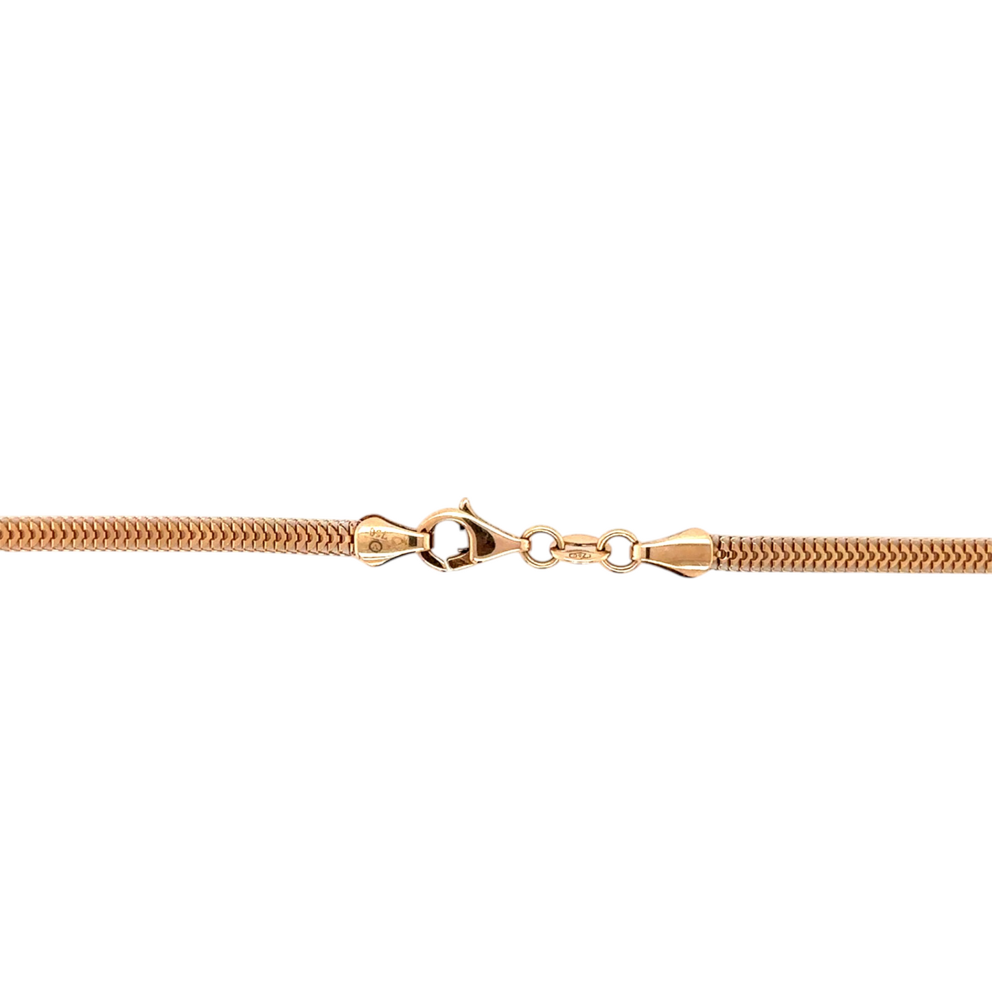 Sleek Rose Gold Snake Chain