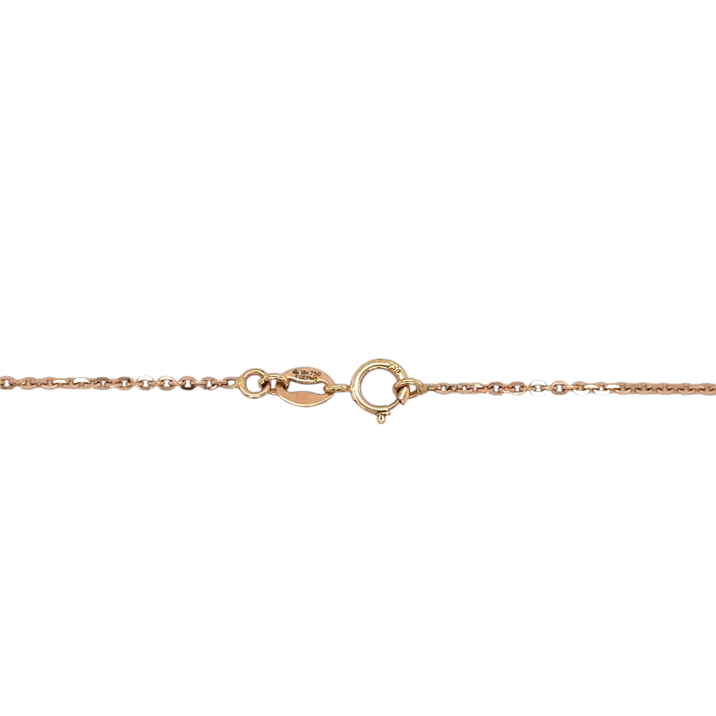 Personalized Rose Gold Initial "A" Necklace