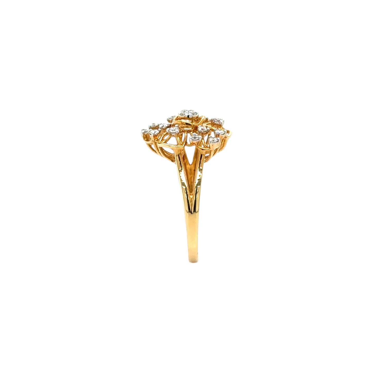 Ethereal Floral Diamond Ring