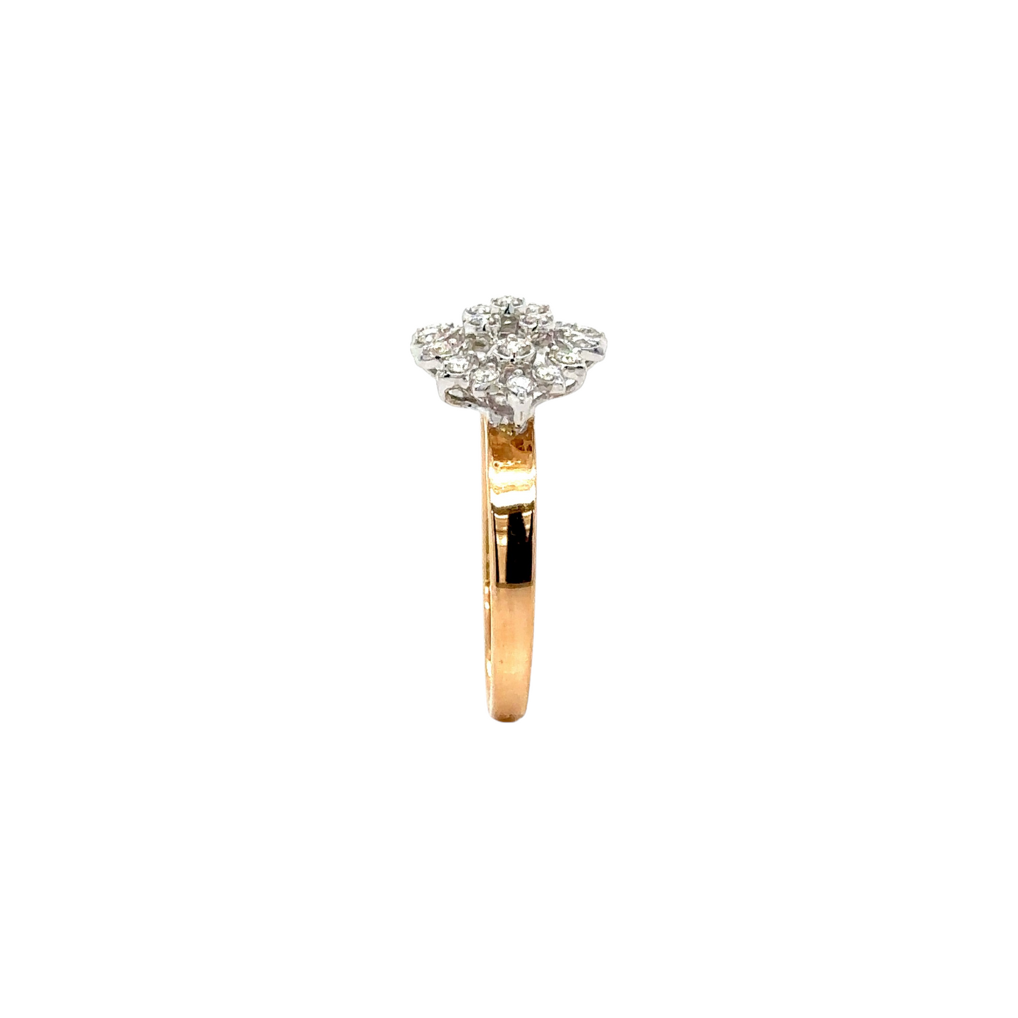 Radiant Cluster Bloom Ring