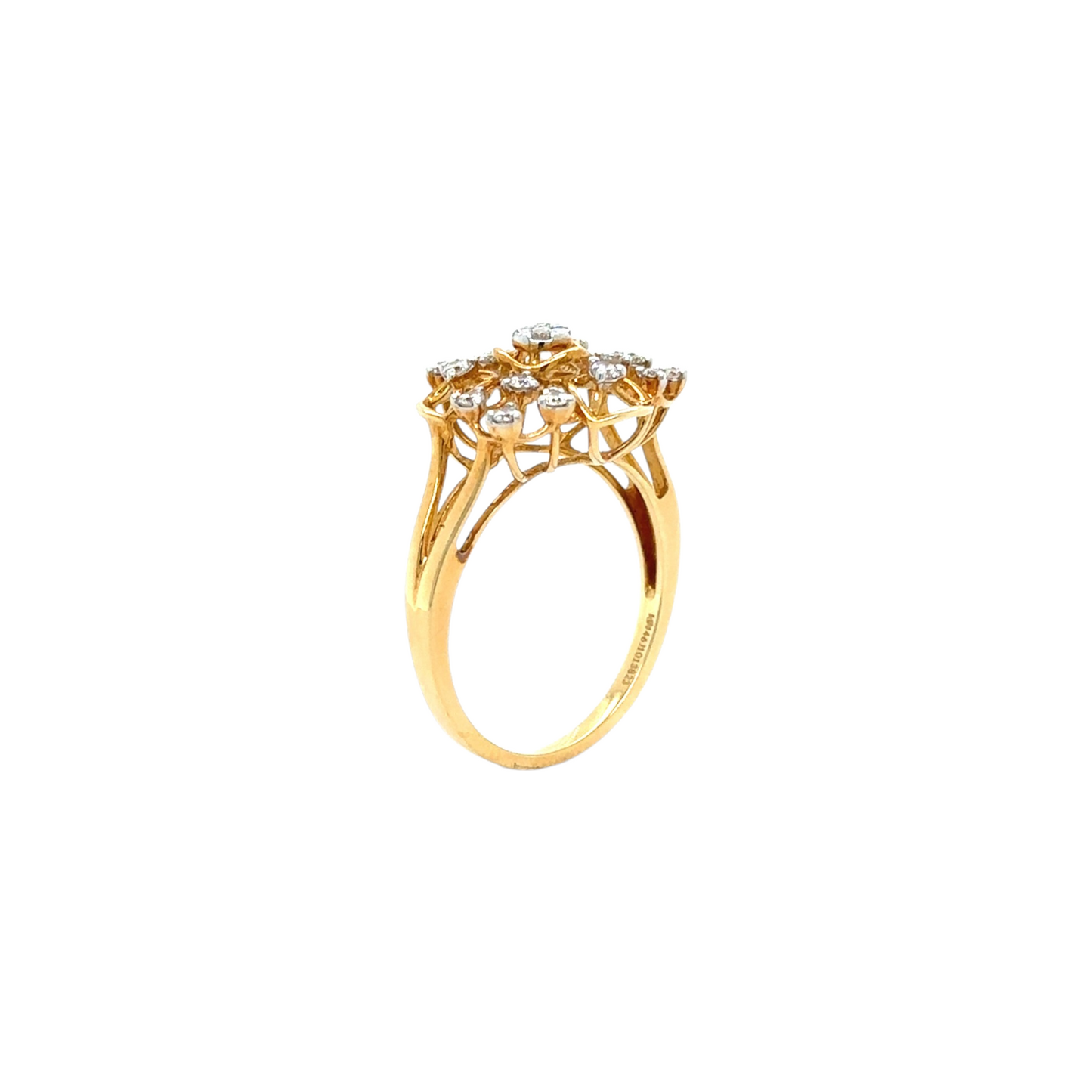 Ethereal Floral Diamond Ring