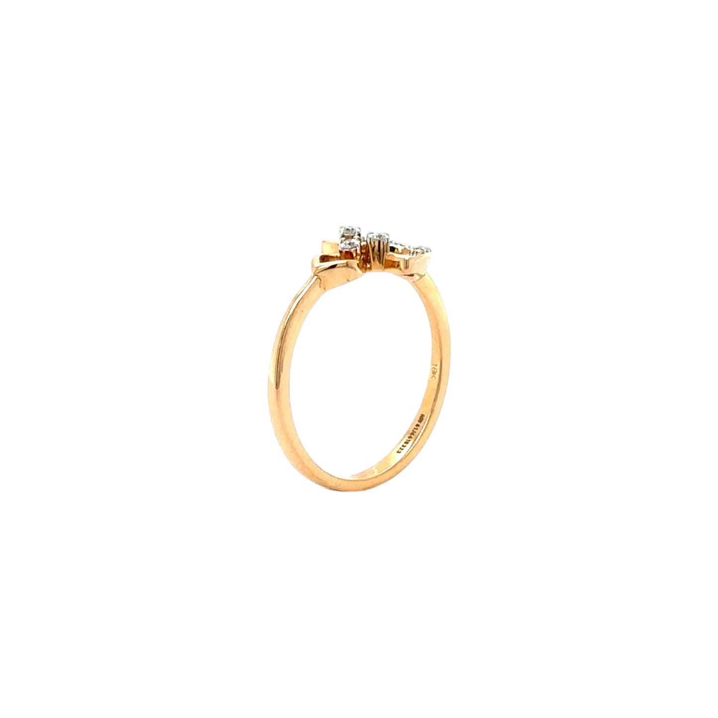 Delicate Floral Diamond Ring