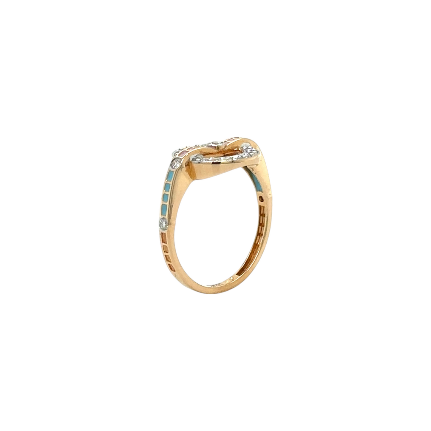 Modern Orbit Diamond Ring