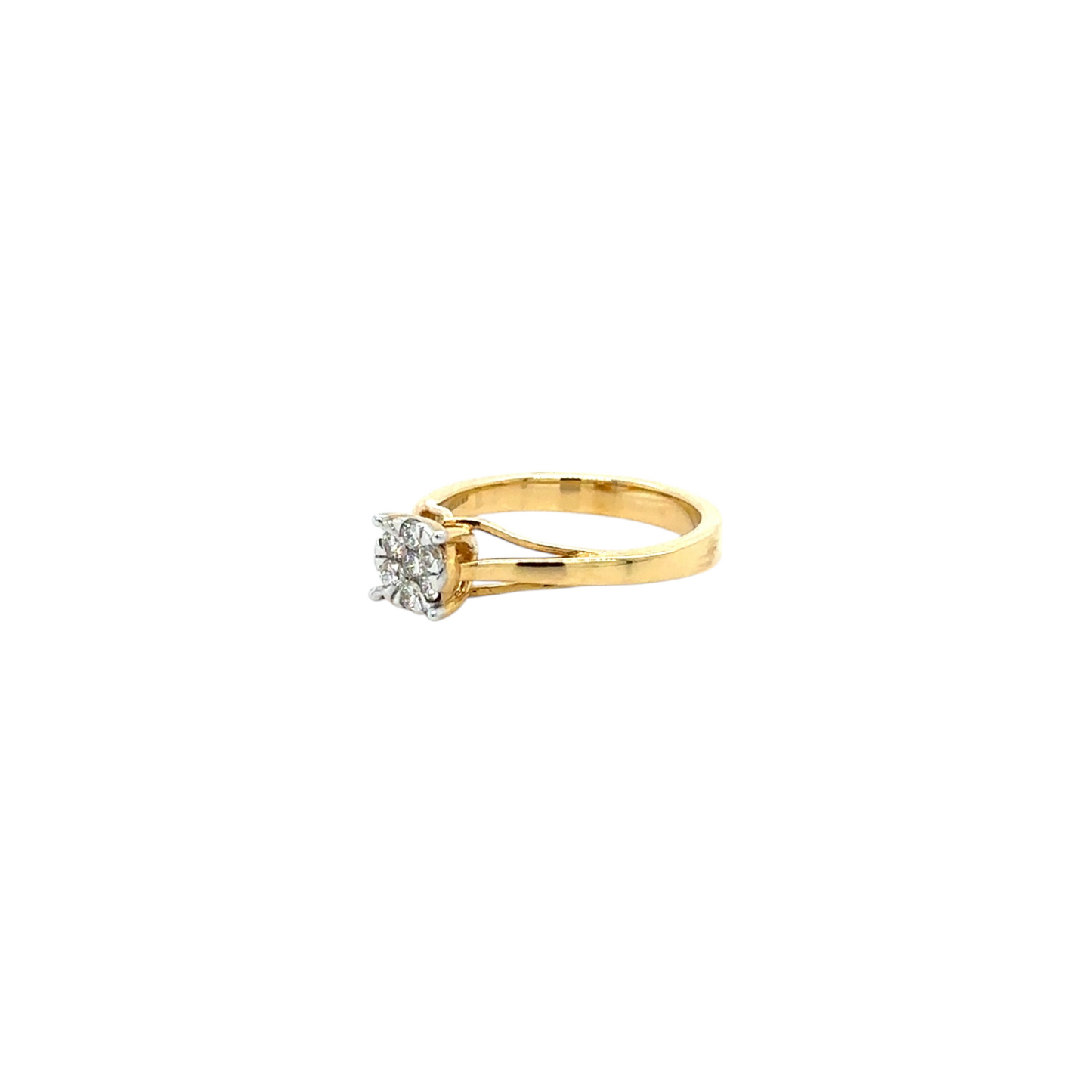 Classic Cluster Diamond Ring