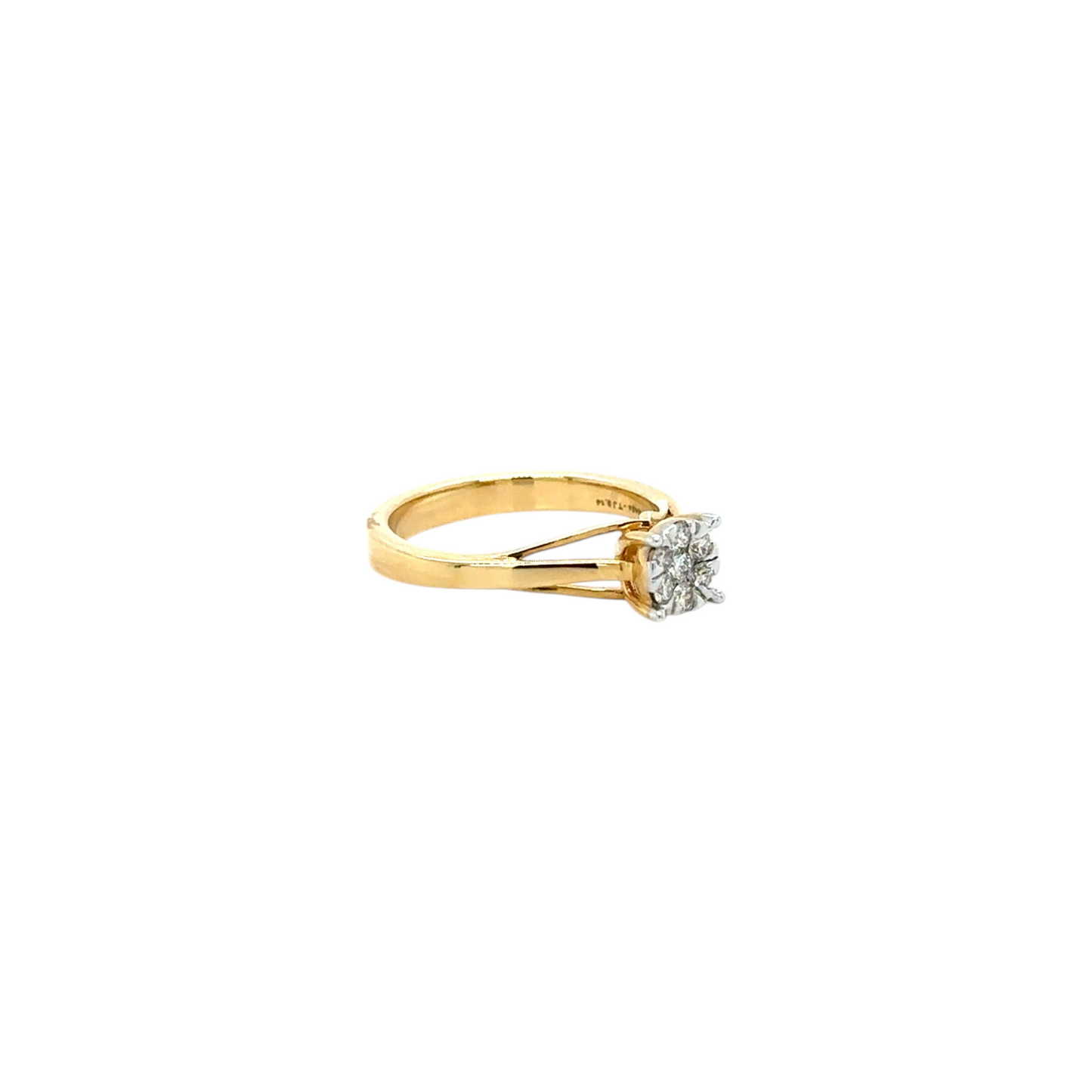 Classic Cluster Diamond Ring