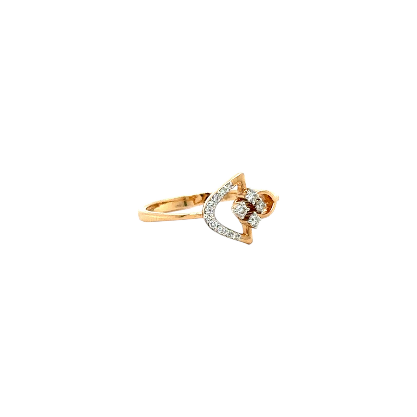 Delicate Floral Diamond Ring
