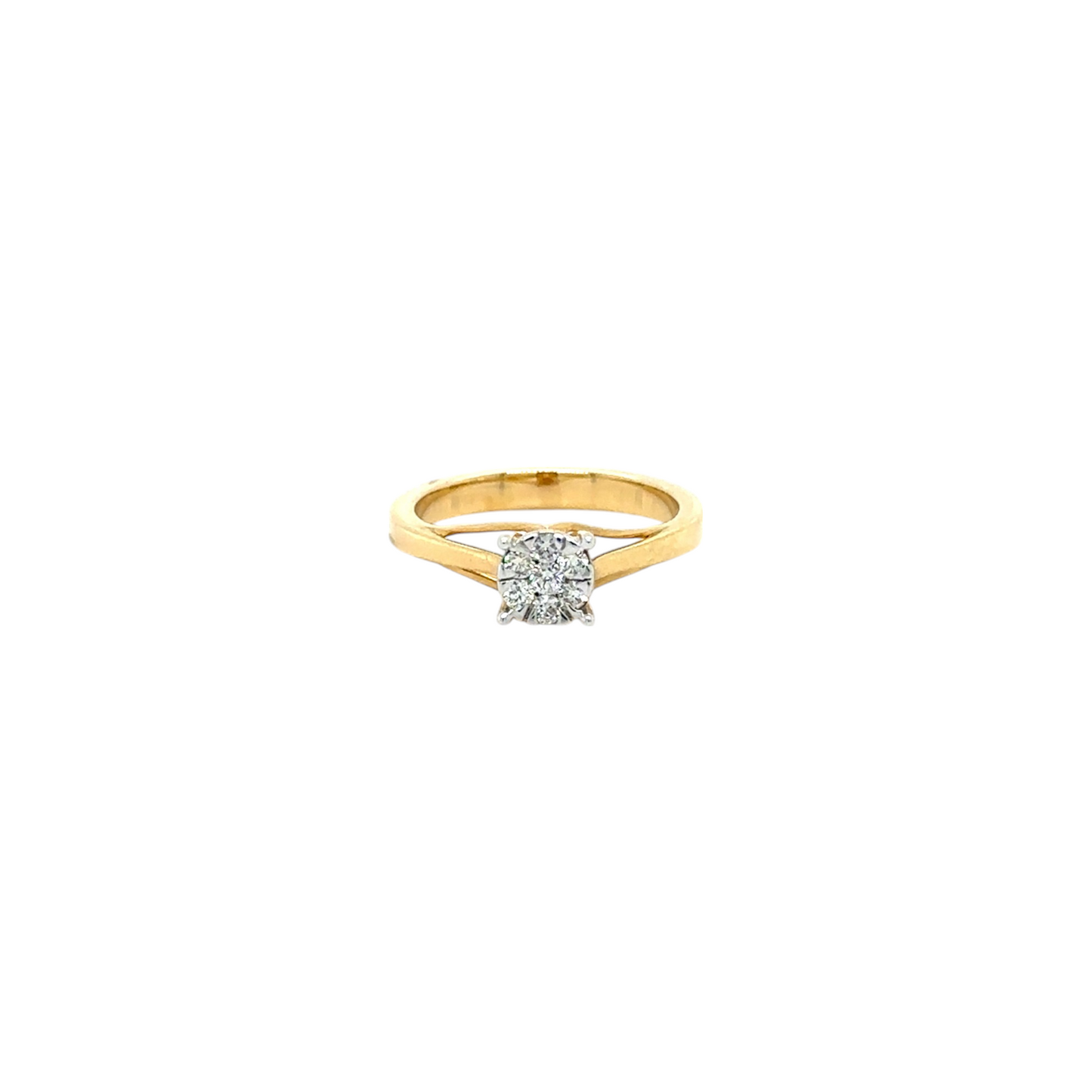 Classic Cluster Diamond Ring
