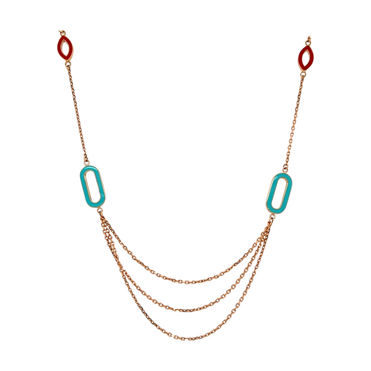 Contemporary Multicolor Layered Chain