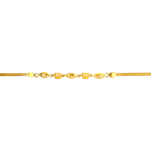Geometric Gold Bracelet