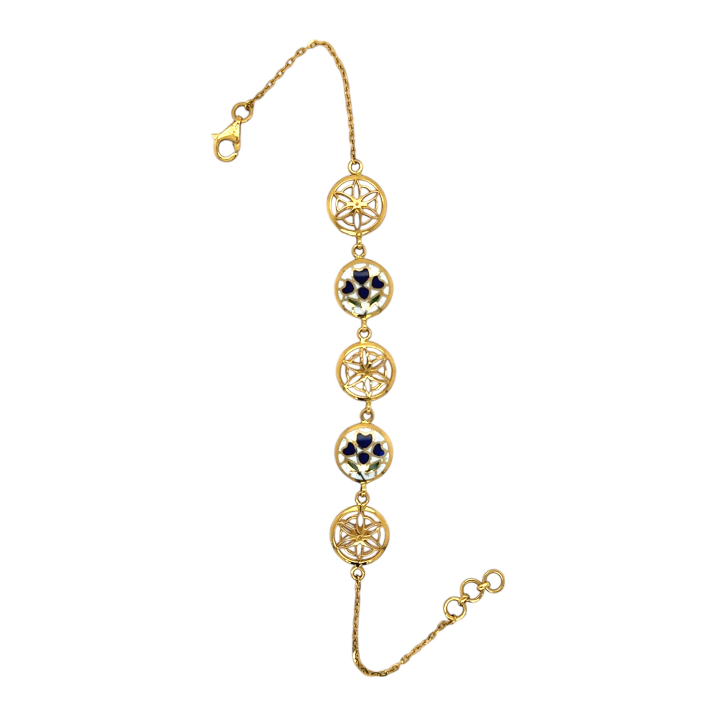 Enamel Gold Star Bracelet