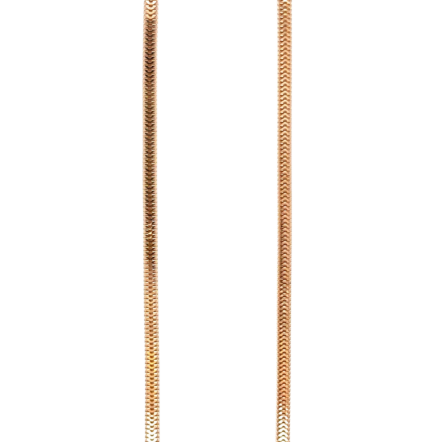 Sleek Rose Gold Snake Chain