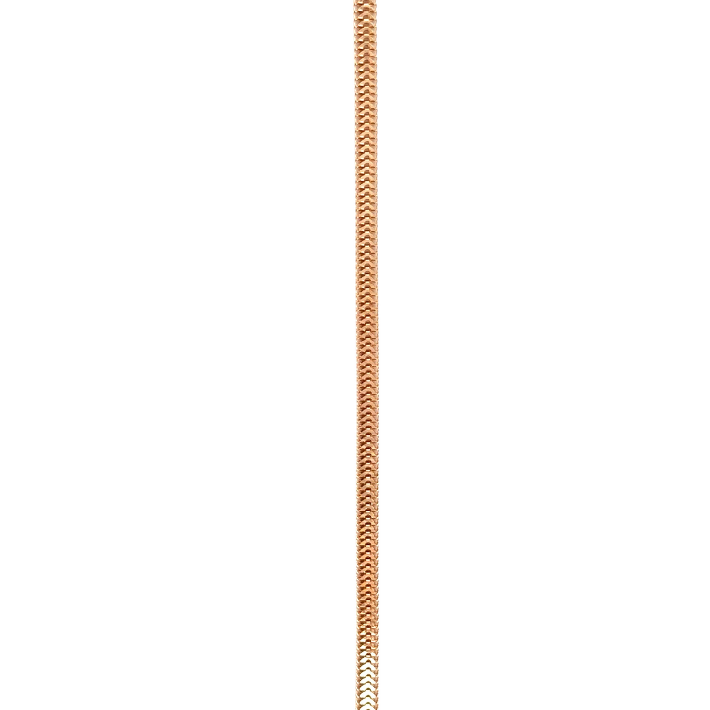 Sleek Rose Gold Snake Chain