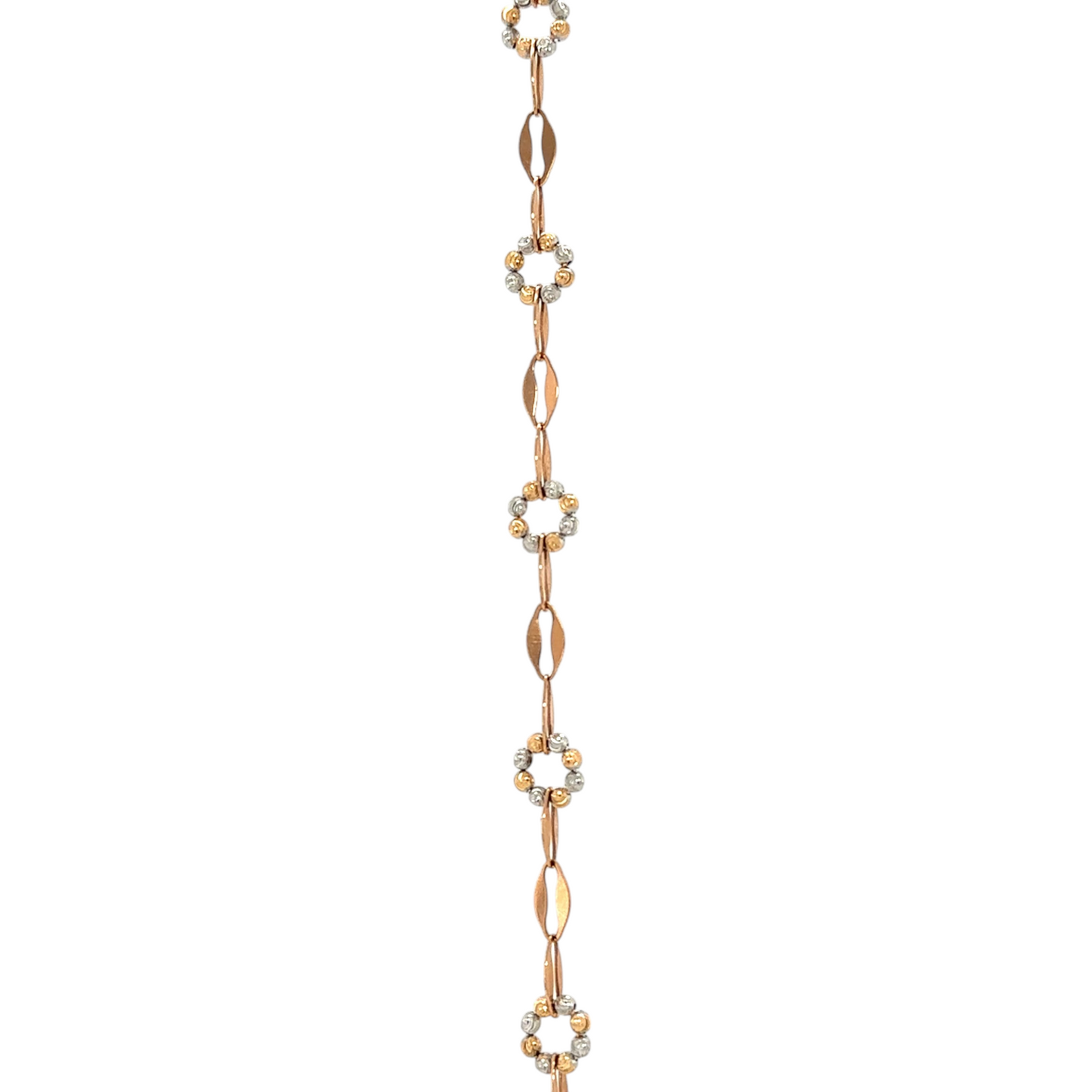 Elegant Rose Gold Floral Necklace
