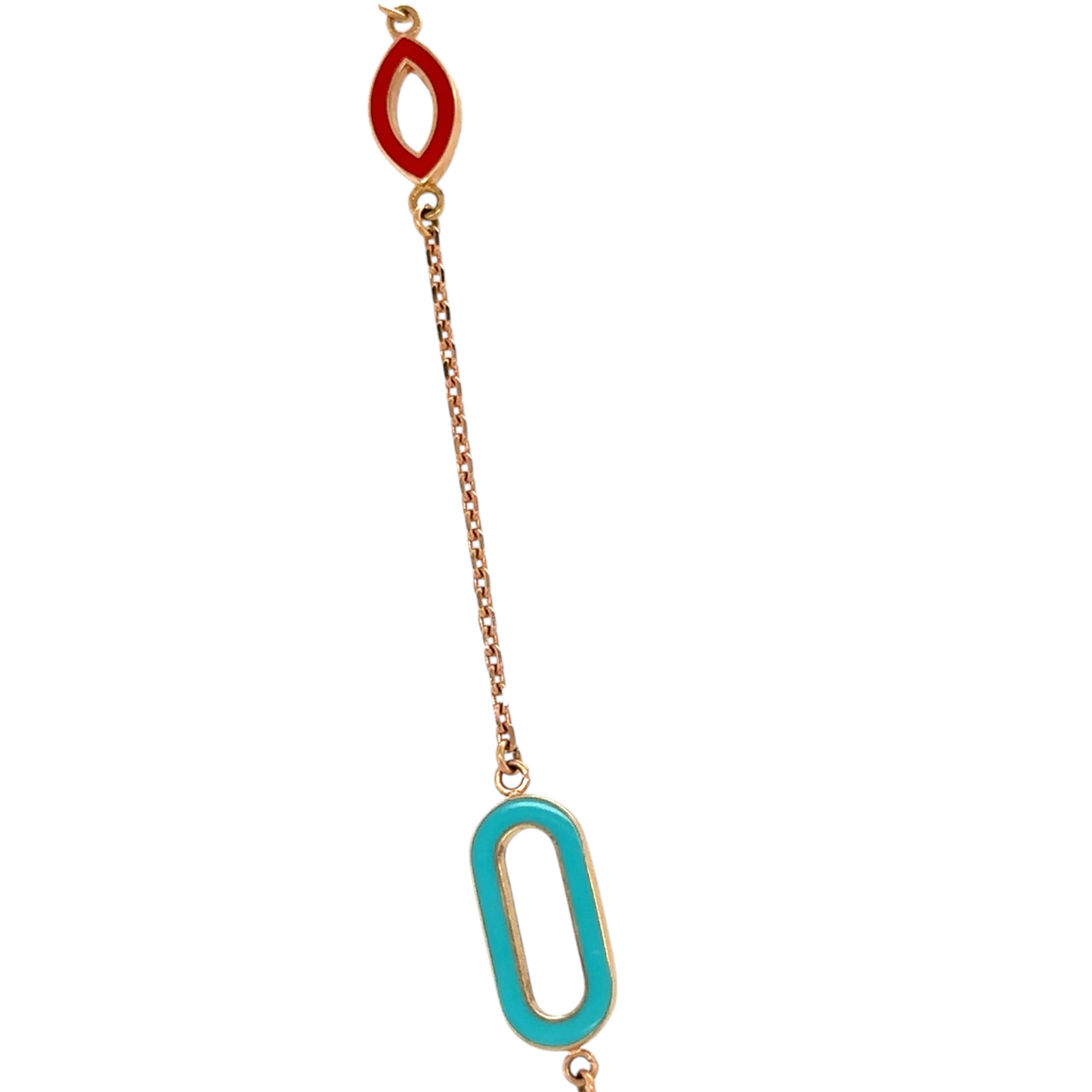 Contemporary Multicolor Layered Chain