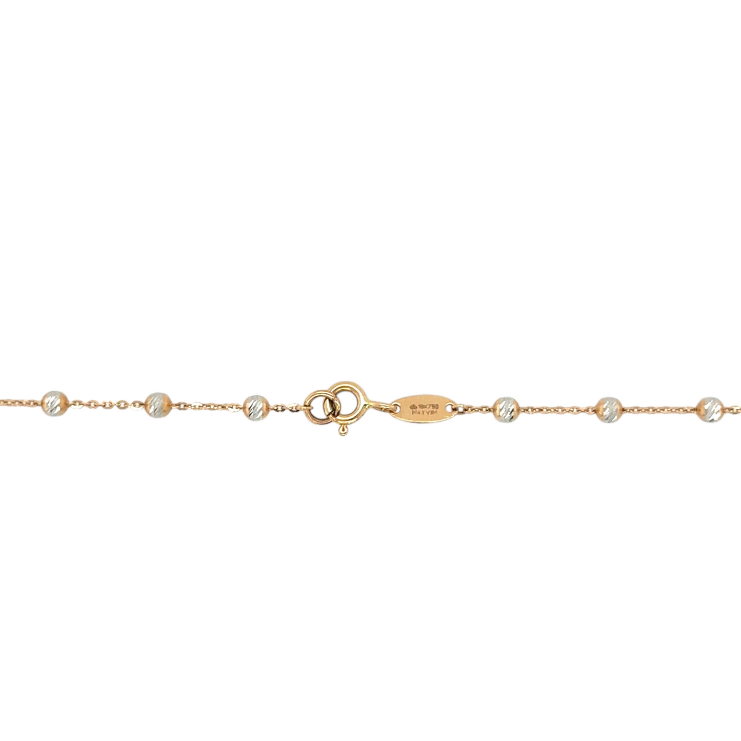 Elegant Dual-Tone Beaded Chain