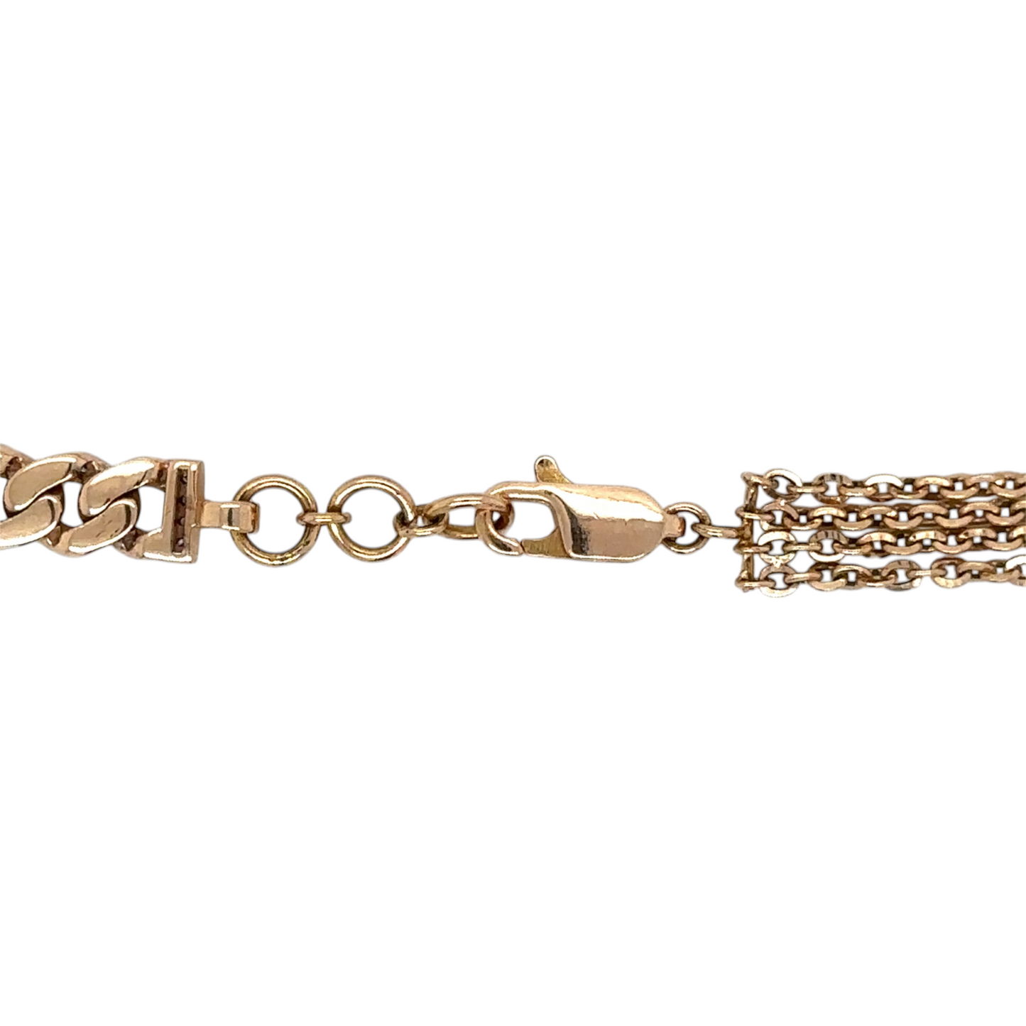 Radiant Halo Gold Bracelet